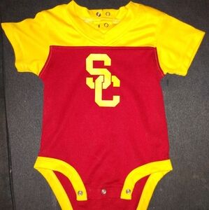 USC Trojans 6-9 month onesie